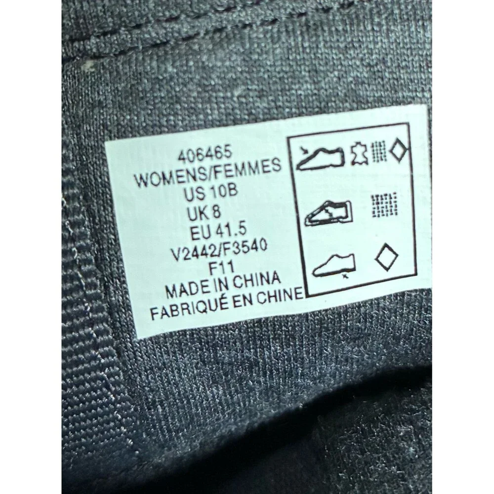 Lands End Black Leather Pull On Winter Snowboots Womens US Sz 10 Commuter